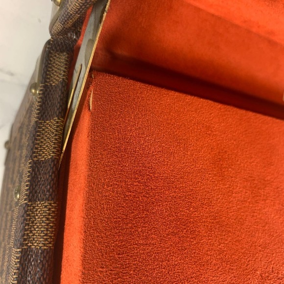 Louis Vuitton Damier Trunk Boite Flacons Ebene Beauty Case Monogram Train Vanity - Picture 10 of 13